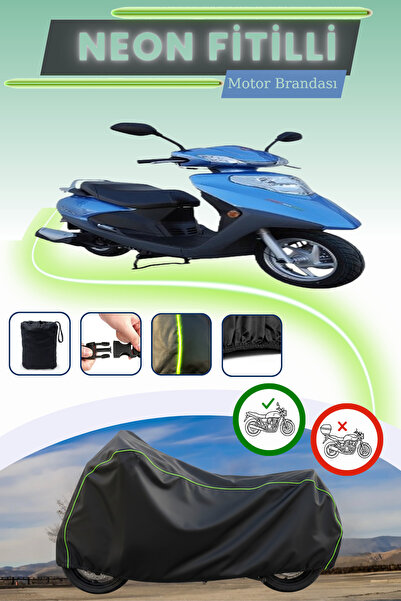 Cemku Cool أسود قماش مجدّل حقيبة، قفل غير متوافق مع موتورلاند سي إي أو إف 125...