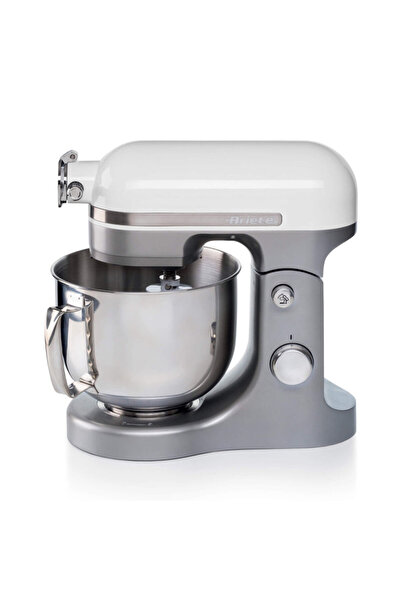 ARIETE MODERNA 1589/01 Planetary Mixer, 3200W, 5.5 l, 11 speeds, Solid aluminum body, White/Inox