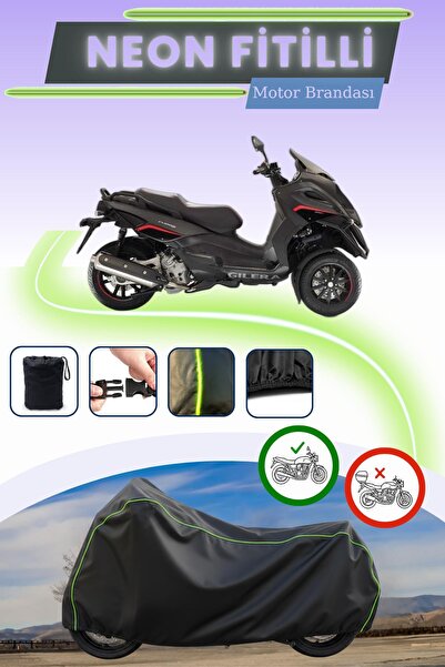 Cemku Cool قفل أسود قماش مجدّل حقيبة، لا يناسب غطاء محرك جيليرا فووكو 500