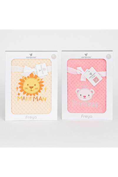 Cangaroo Set 2 bucati Păturică Bebe Cocolino 110x80 cm – Moale și Pufoasă, pentru Pătuț și