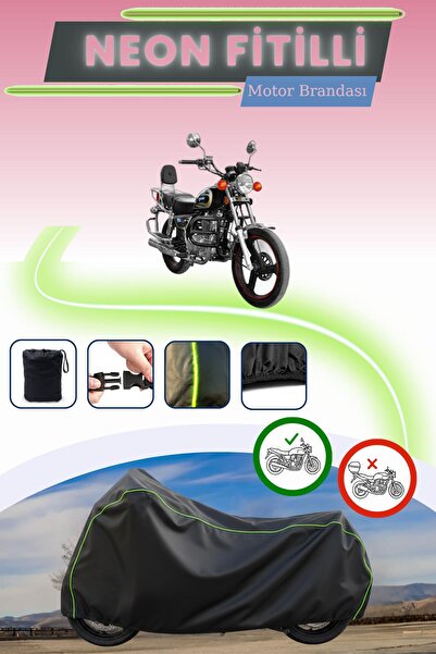 Cemku Cool غطاء محرك يوكي أفسين 250 متوافق مع المحرك باللون الأسود النيون