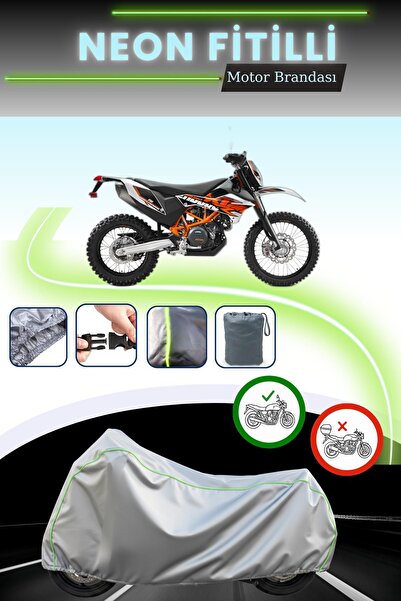 Cemku Cool قماش دراجة نارية متوافق مع KTM 690 Enduro R متوافق مع Gray Lock Ne...