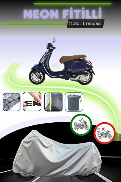 Cemku Cool قماش دراجة نارية متوافق مع نيون فيتيل فيسبا بريمافيرا 150 باللون ا...