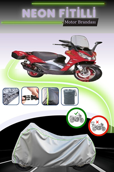 Cemku Cool قماش دراجة نارية متوافق مع غري كيلت مصنوع من الصلب النيون مارشينت 150