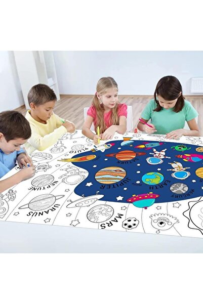 Enjoymydesign 10 Paint Rolls Activity Paper Painting Paper 1 Meter - Educational Painting Paper for Baby and Child
