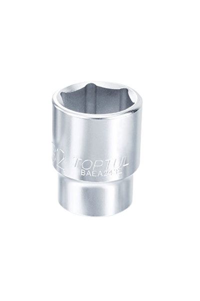 TOPTUL Cheie tubulara BAEA0813 TOPTUL, prindere patrat 1/4 inch, profil hexag...