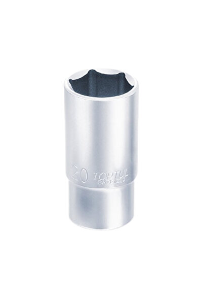 TOPTUL Cheie tubulara adanca BAEE1213, prindere patrat 3/8 inch, profil hexag...