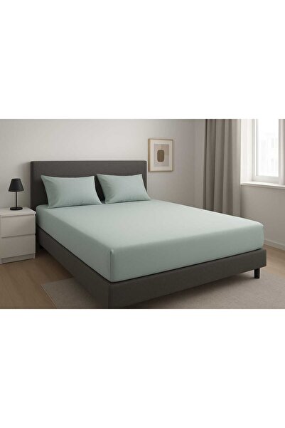 SHY TEKSTİL Cearșaf elastic cu husă de pernă personalizată din flanel 100% bu...