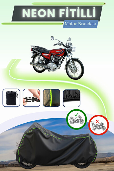 Cemku Cool غطاء محرك متوافق مع Black Neon Fitilli Kuba Cheetah 180R