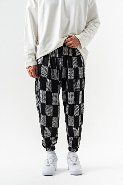 go gang own Boxbox Bel ve Paça Lastikli Pileli Şalvar