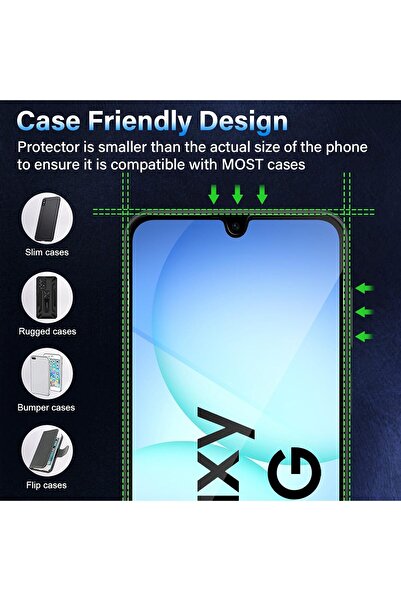 m.tk moveteck Samsung Galaxy A17 Uyumlu Hayalet Ekran Koruyucu Kırılmaz Cam Tam Kaplar Privacy Glass