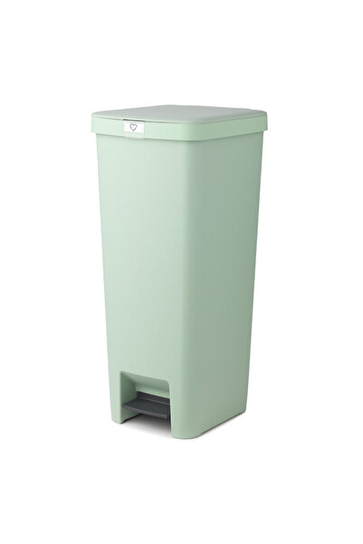 Brabantia StepUp Pedal Bin 1005558, 40 l, -friendly materials, Large opening, Light green