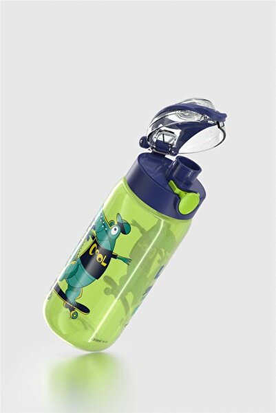 Renga Saga Patterned 530 ml Children's Water Bottle 912174 Green-Blue