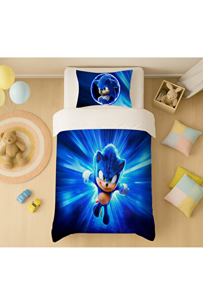 adenkahome Sonic Character Single Duvet Cover Set