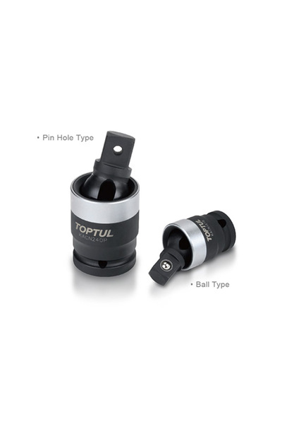 TOPTUL KACN161B adapter, impact socket wrench, with ball, 1/2 inch square drive, length 64
