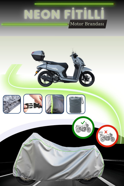 Cemku Cool حقيبة خلفية رمادية نيون قماش مجدّل وقفل غير متوافق مع يوكي جنتل 50...