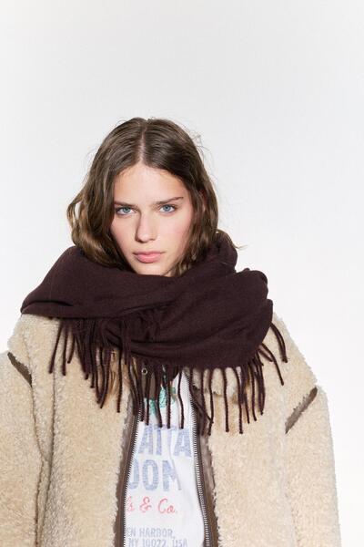 Pull & Bear Püsküllü atkı