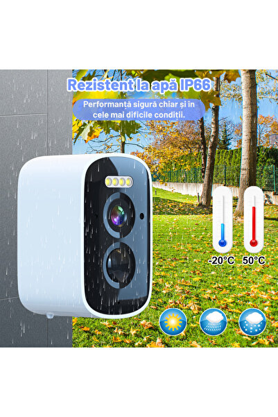 OEM Surveillance camera with solar panel, 4MP 2K Ultra HD 4MP, 2x5000mAh batteries