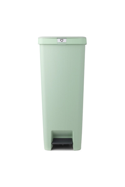 Brabantia StepUp Pedal Bin 1005558, 40 l, -friendly materials, Large opening, Light green