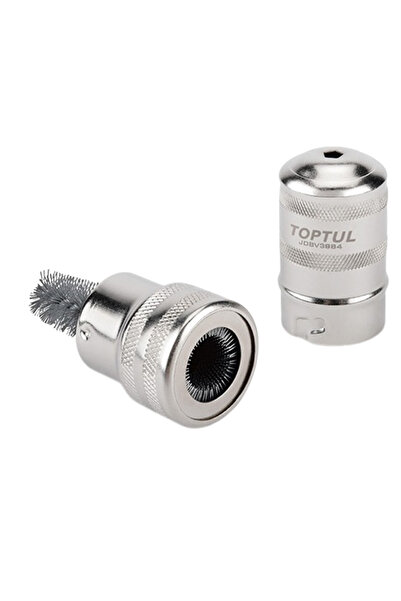TOPTUL Perie JDBV3984 pentru borne baterie auto, lungime 84 mm, carcasa metalica
