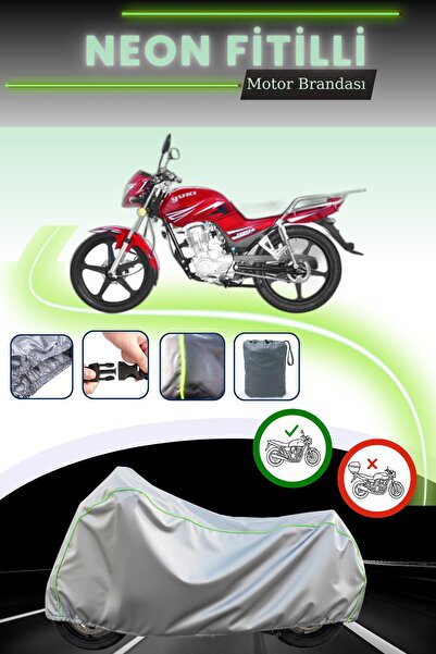 Cemku Cool قماش دراجة نارية متوافق مع يوكي فورزا 170 متوافق مع قفل رمادي اللون