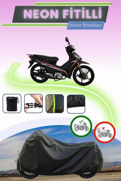 Cemku Cool حقيبة خلفية وقفل باللون الأسود النيون قماش مجدّل غير متوافقة مع قم...