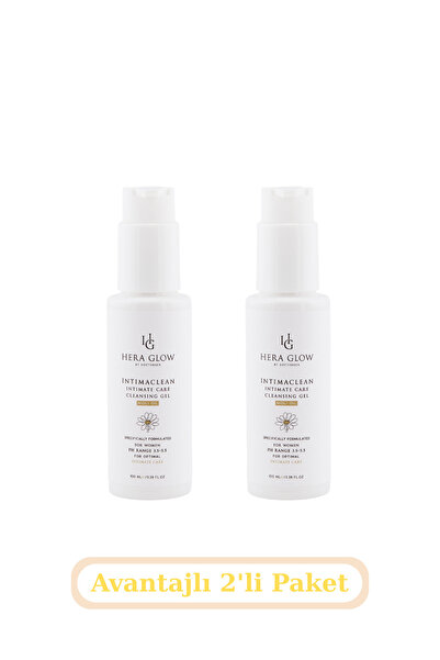 Hera Glow Dış Genital Temizleme Jeli 100 ml Avantajlı 2'li Paket