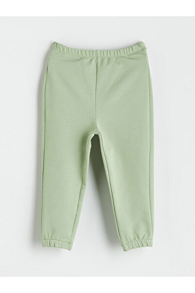 LC Waikiki Green Floral Baby Girl T-Shirt and Pants 2-Piece Set