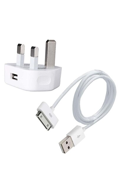 Generic قابس شاحن الحائط والكابل متوافق مع iPhone 4/4S/3G/3GS، iPad 2/3، iPod...