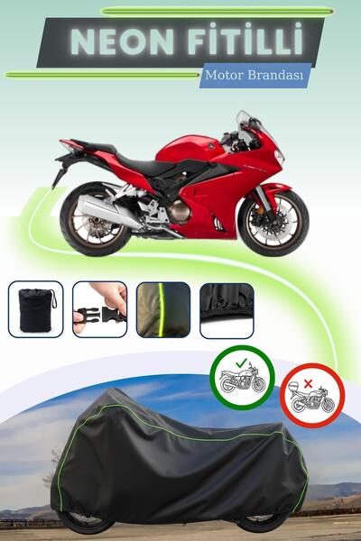 Cemku Cool Black Corded Fabric Bag ,Lock Mismatched Honda Vfr 800 Engine Cover