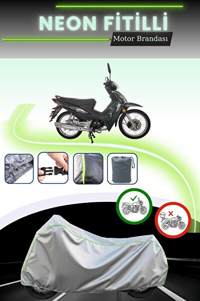 Cemku Cool قماش دراجة نارية متوافق مع هوندا وينج-جو متوافق مع قفل رمادي اللون