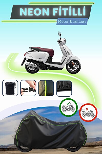 Cemku Cool غطاء محرك متوافق مع نيون فيتيلي كيمكو لايك 50 باللون الأسود