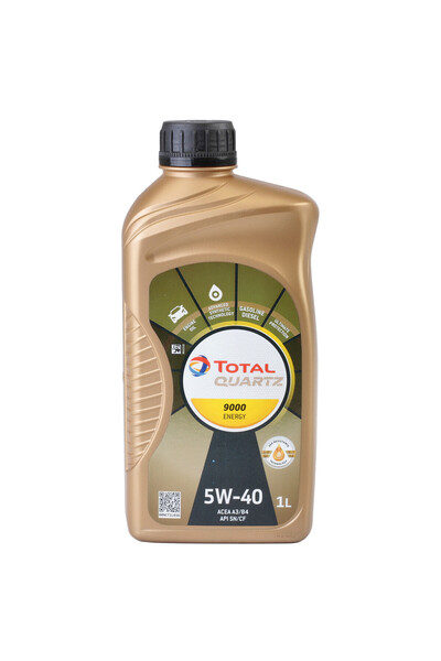 TOTAL Ulei Quartz Energy 9000 5W40 1L pentru motor Fiat, CHRYSLER, PORSCHE, MB...