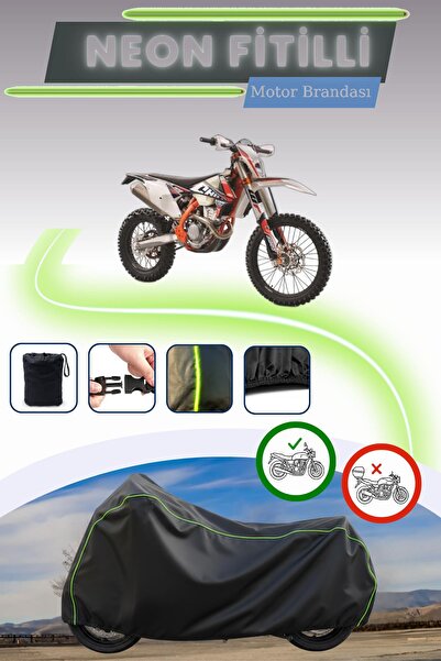 Cemku Cool غطاء محرك متوافق مع KTM 350 EXC-F Six Days مصنوع من نيون فيتيلي با...