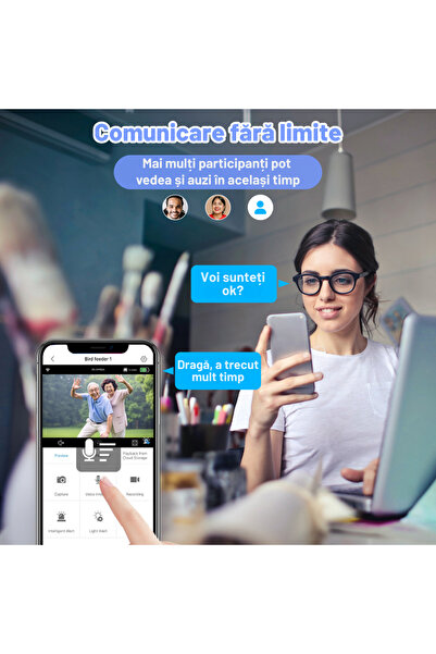 OEM Surveillance camera with solar panel, 4MP 2K Ultra HD 4MP, 2x5000mAh batteries