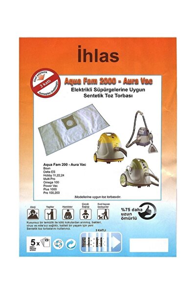 Magic Bags |   Ihlas Compatible Aura Aqua Vac Multi Pro Carpet Washing Vacuum...