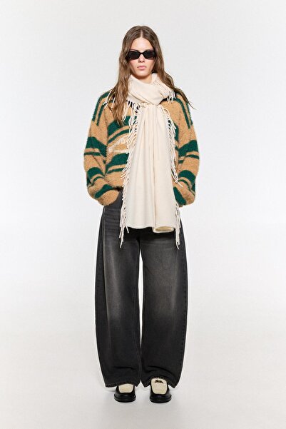 Pull & Bear Fringed scarf