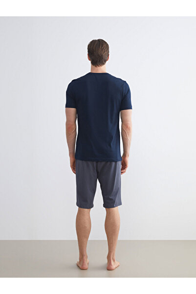LC Waikiki Yeni Sezon Standart Kalıp Erkek Şortlu Pijama Takımı