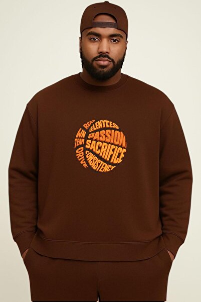 DM DOLCE MORE سترة رياضية كبيرة الحجم للجنسين مطبوعة بكرة سلة من القطن الممشط...