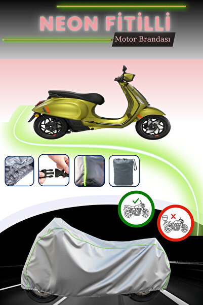 Cemku Cool قماش رمادي اللون متوافق مع نيون فيتيل فيسبا سبرينت إس إليتريكا 45 ...