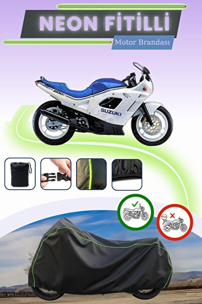 Cemku Cool غطاء محرك متوافق مع نيون فيتيل سوزوكي جي إس إكس 600 إف باللون الأسود