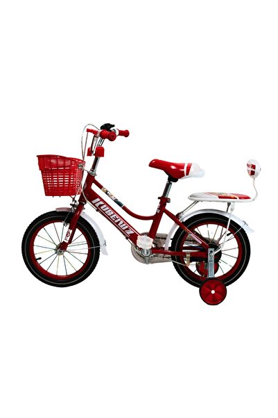 United Children's bike with front basket, rear seat and colorful wire, size 16, children's basket