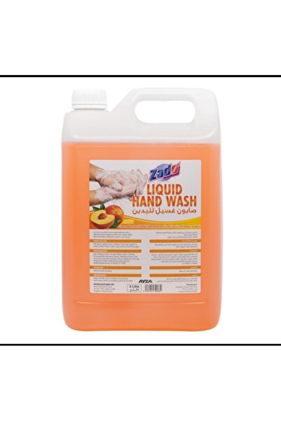 Reza Hygine زادو - صابون غسيل لليدين مع المرطب الفاخر برائحة الخوخ المنعشة 5لتر