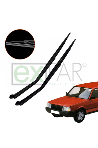 EXPAR OTO TOFAŞ ŞAHİN ÖN CAM SİLECEK KOLLU SÜPÜRGE TAKIMI 1988-2001 KOMPLE OEM TİP METAL GÖVDE