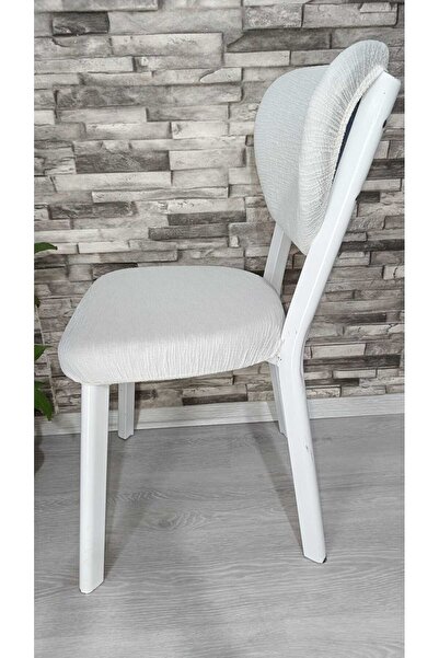 UzHome ELMA jakar sandalye kılıfı açık krem