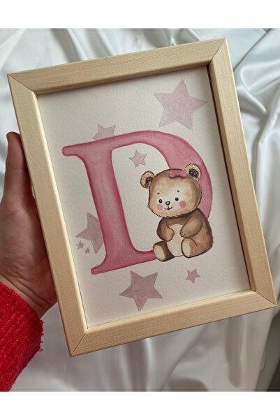 Canson El Yapımı İsimli Kişiye Özel Bebek Odası Tablo