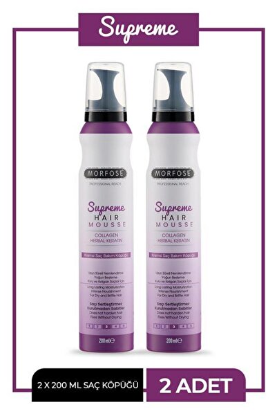 Morfose Supreme 2 li saç köpüğü