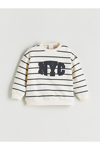 LC Waikiki Embroidered Baby Boy Sweatshirt and Pants