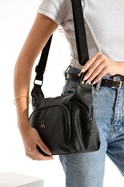 Baginn Women's Messenger Bag Crossbody Faux Leather Shoulder Bag 32*22 cm Mega Daily Shoulder Bag