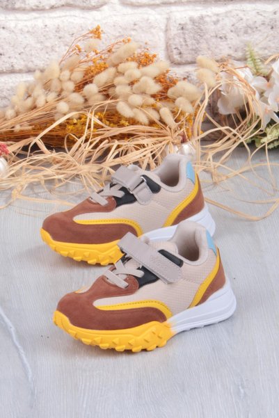 Vicco 346.P25K.253 Surf Beige Comfortable Boys' Shoes